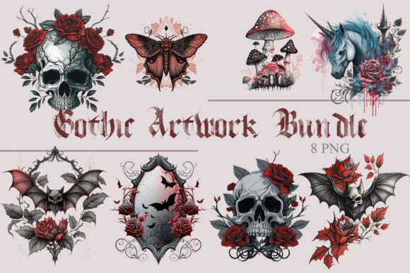 Download Gothic Artwork Bundle - Gothic artwork Collection