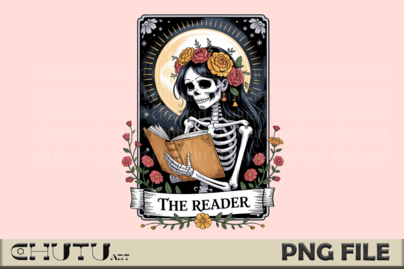 Download Tarot Skeleton PNG – the Reader Card 2 - Premium Resources