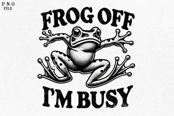 Download Retro Funny Animal Frog Puns PNG - Premium Bundle