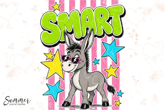 Download Smart Donkey Funny Animal Sublimation - Premium Resources